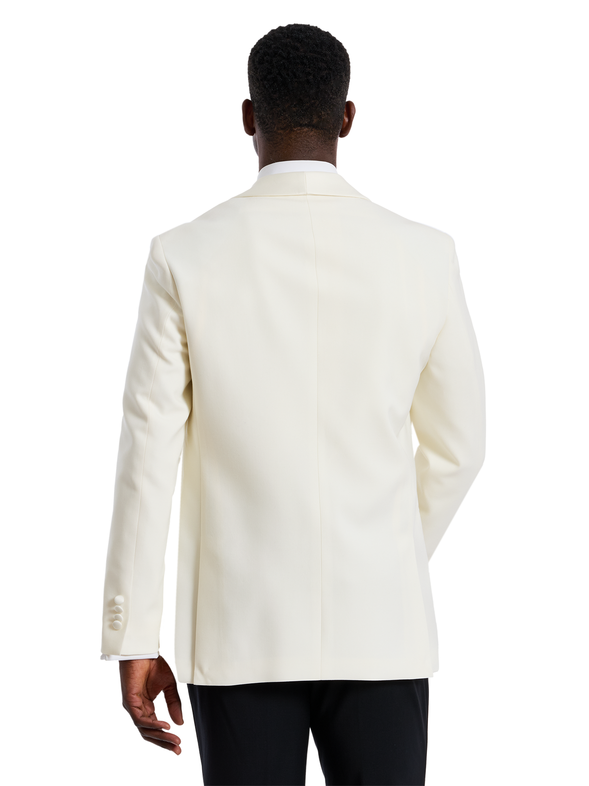 Alternate Shot of Men's ivory  Sportcoats  - 5