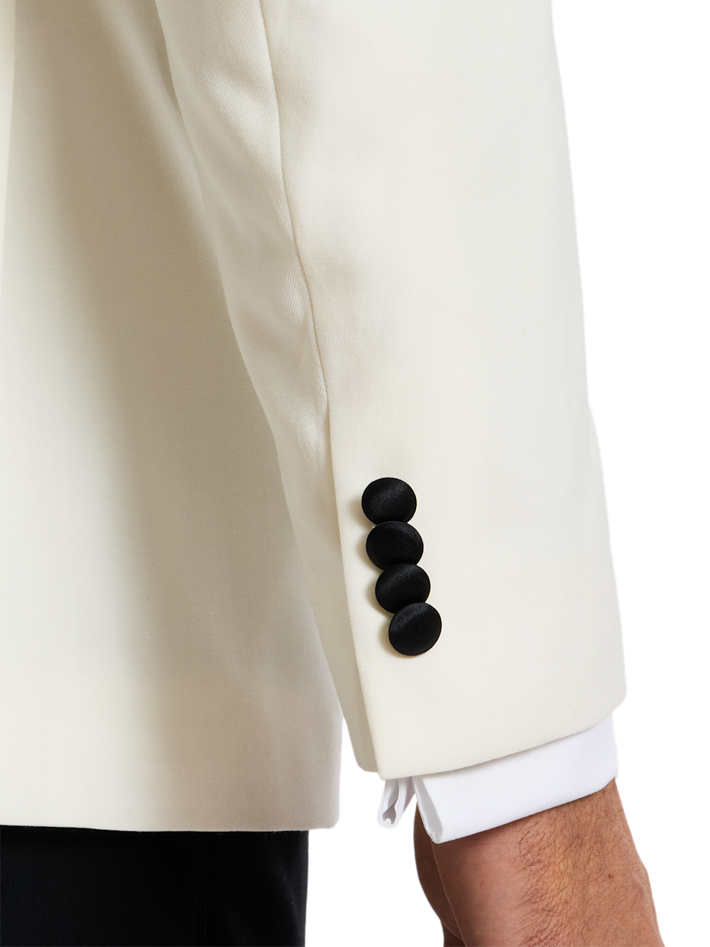 Alternate Shot of Men's ivory  Sportcoats  - 3