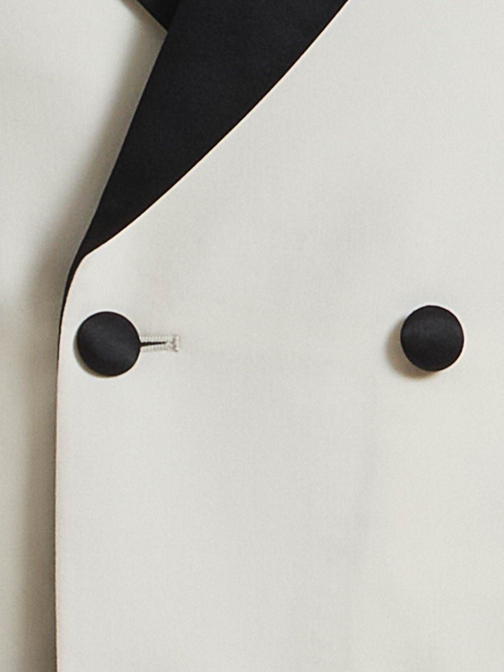 Alternate Shot of Men's ivory  Sportcoats  - 5