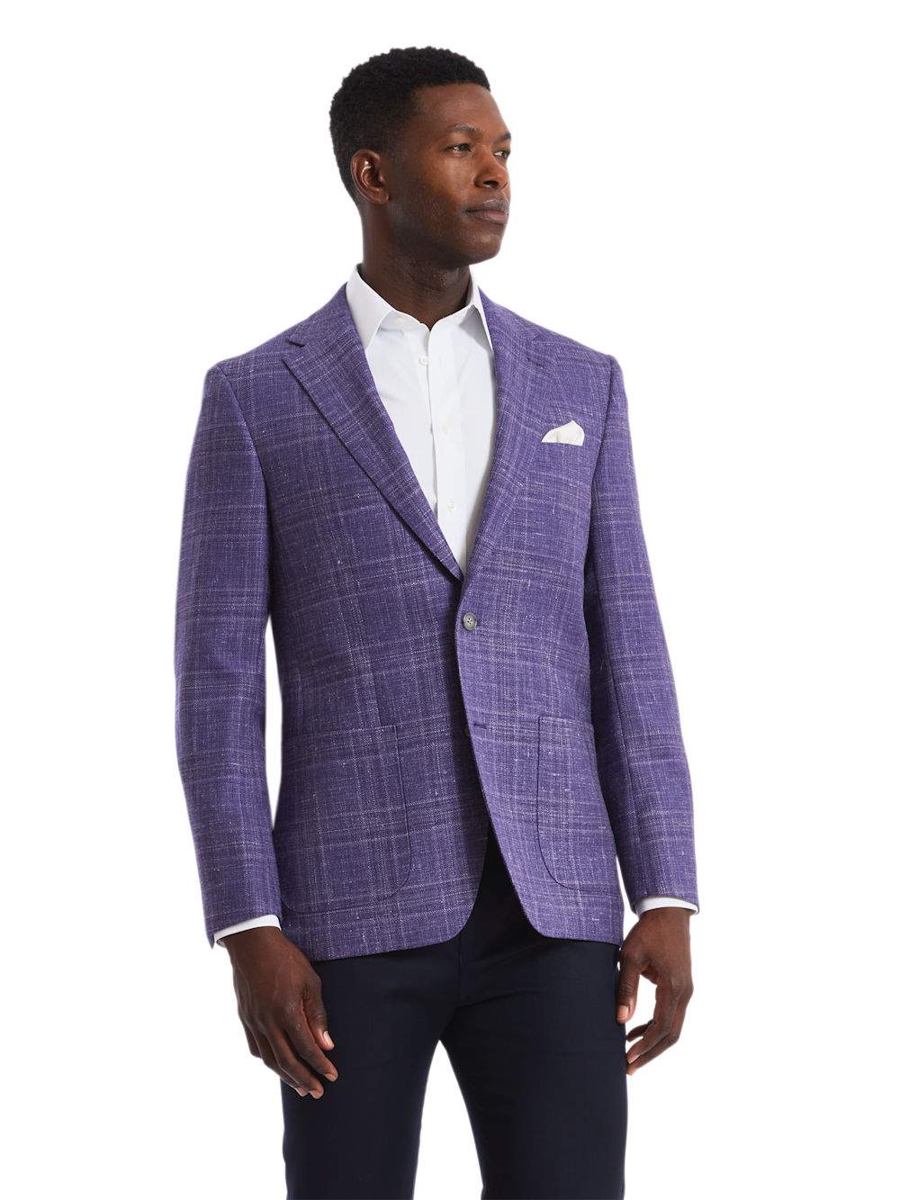 Alternate Shot of Men's purple  Sportcoats 