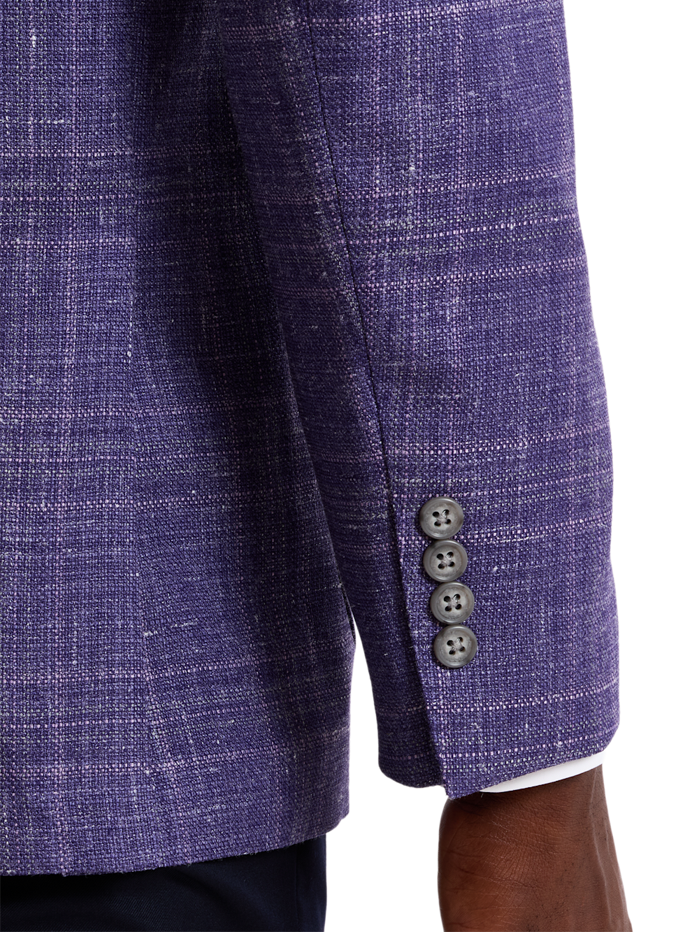 Alternate Shot of Men's purple  Sportcoats  - 2