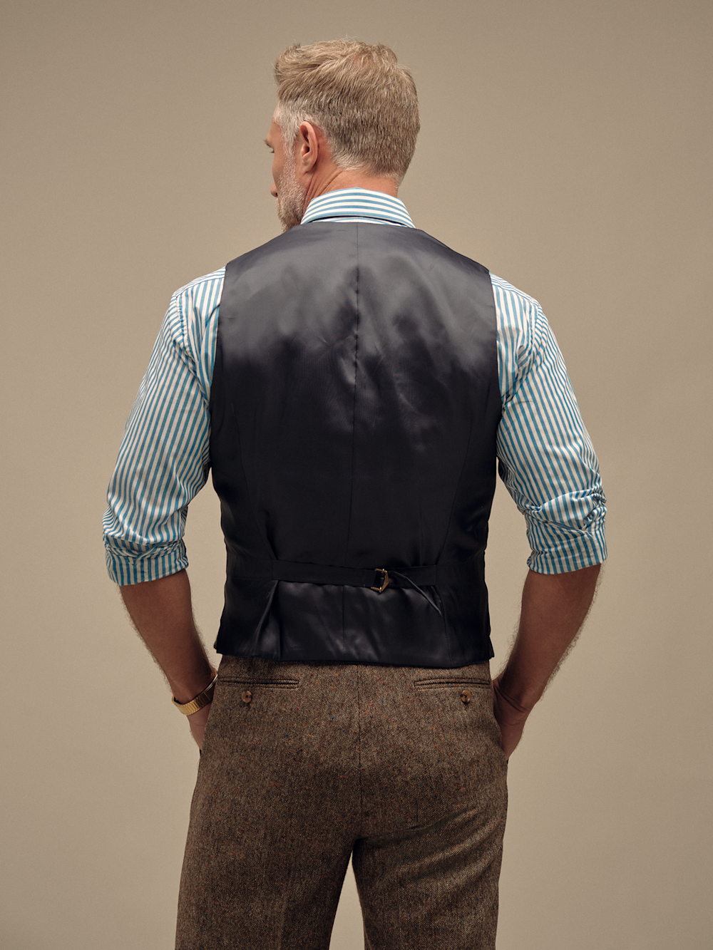 Tweed Plaid Vest