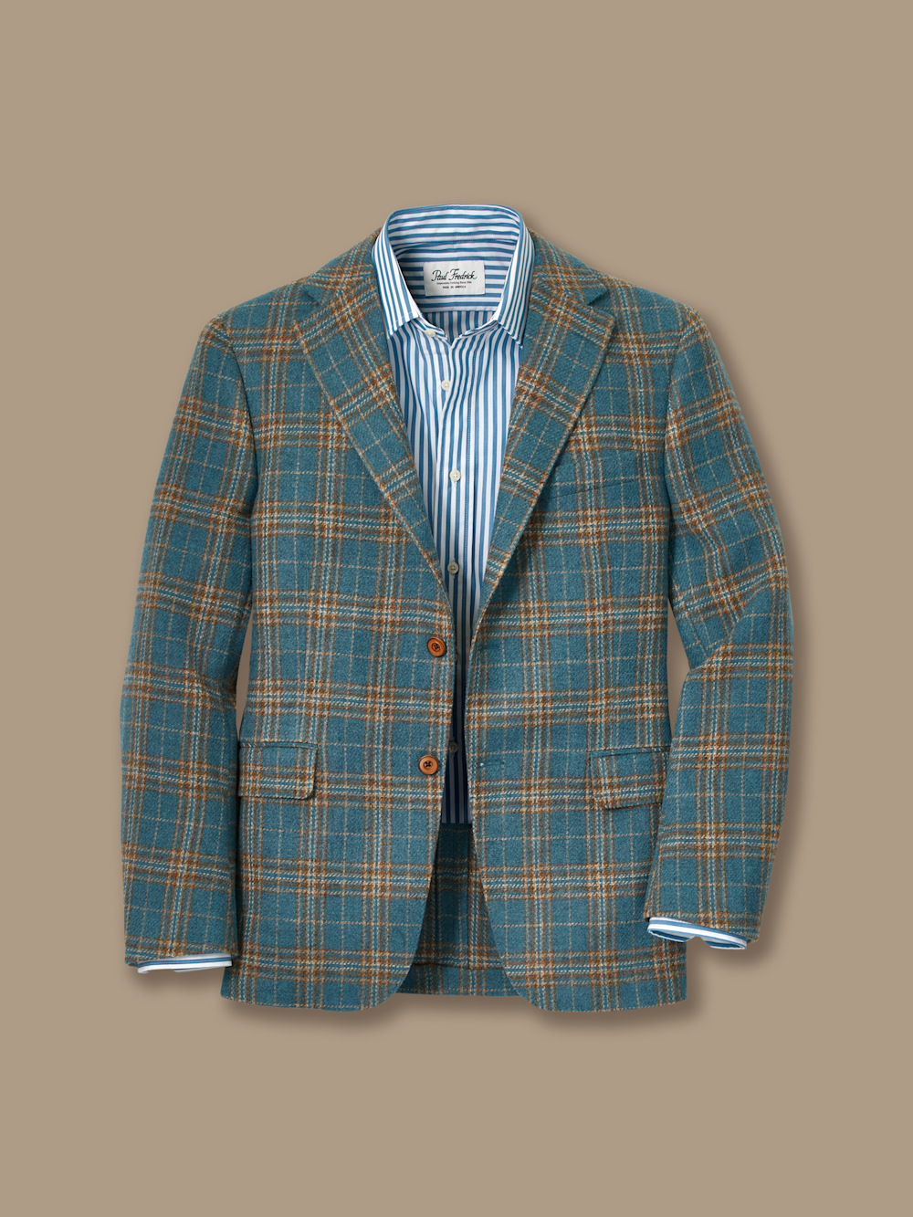 Tweed Plaid Sport Coat