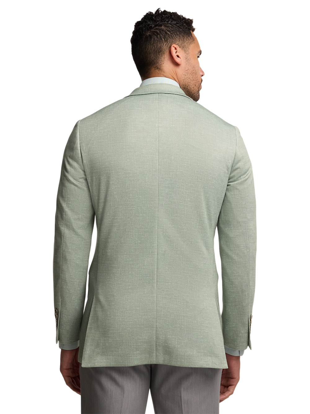 Alternate Image of Cotton Blend Single Breasted Notch Lapel Knit Sport Coat-6