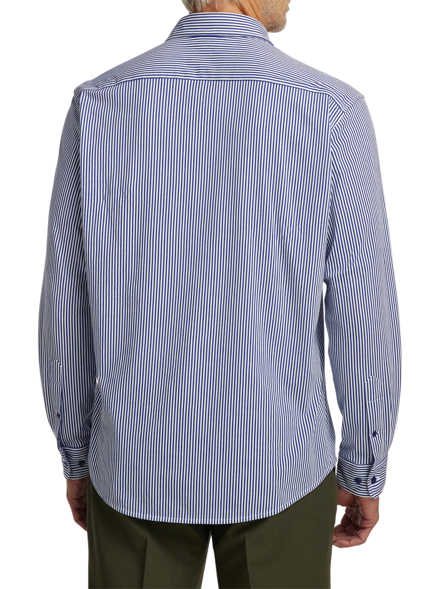 Cotton Button Front Polo - Blue