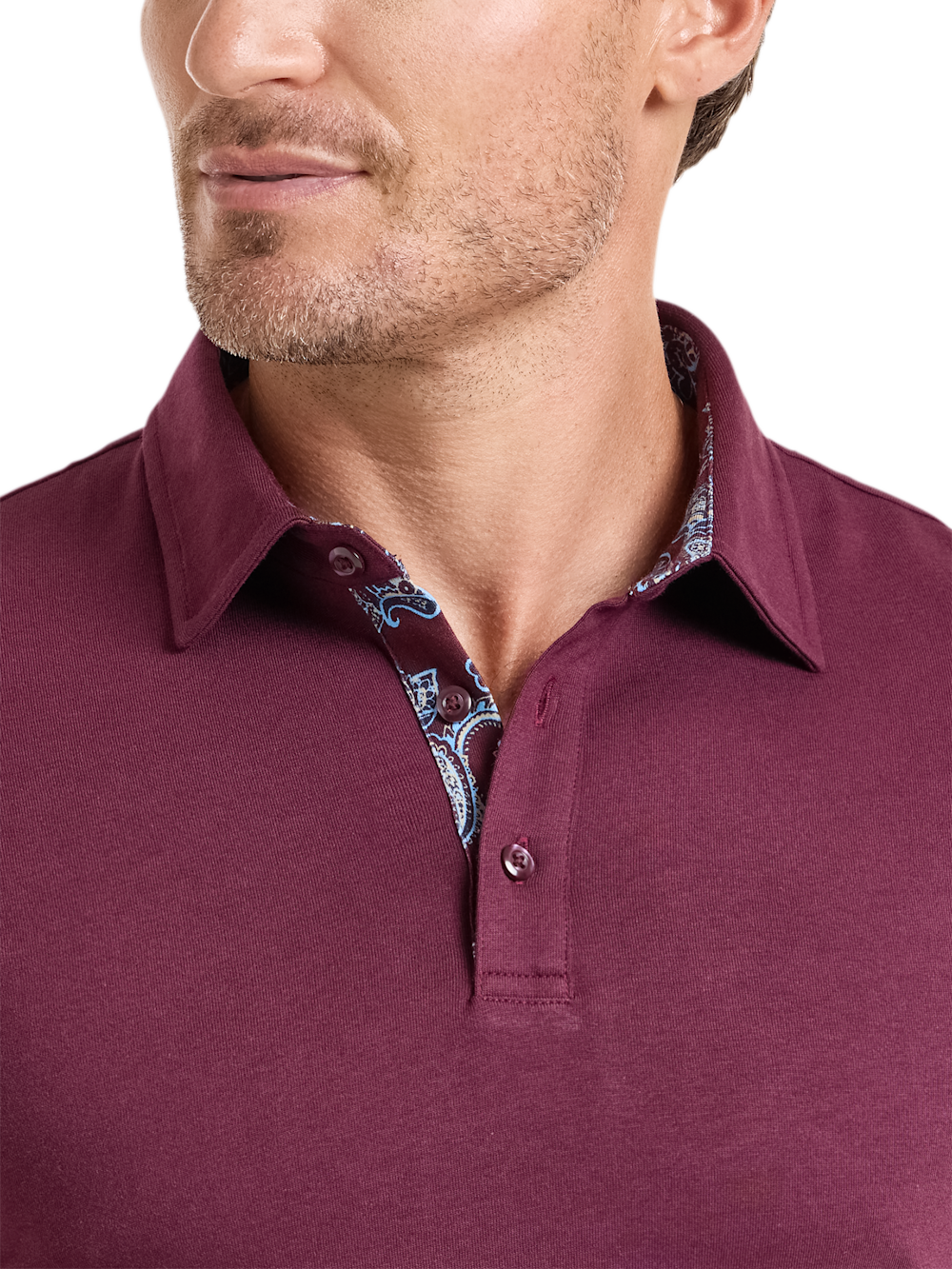 Alternate Image of Cotton Blend Three Button Polo-2