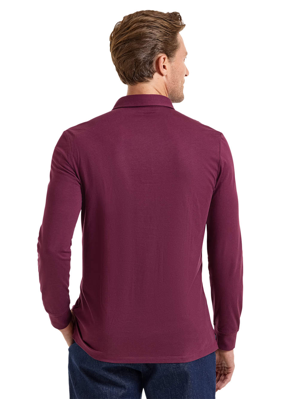 Alternate Image of Cotton Blend Three Button Polo-3