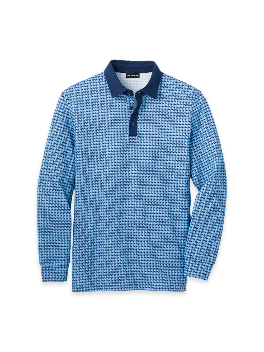 Men's Navy Houndstooth Knitwear 