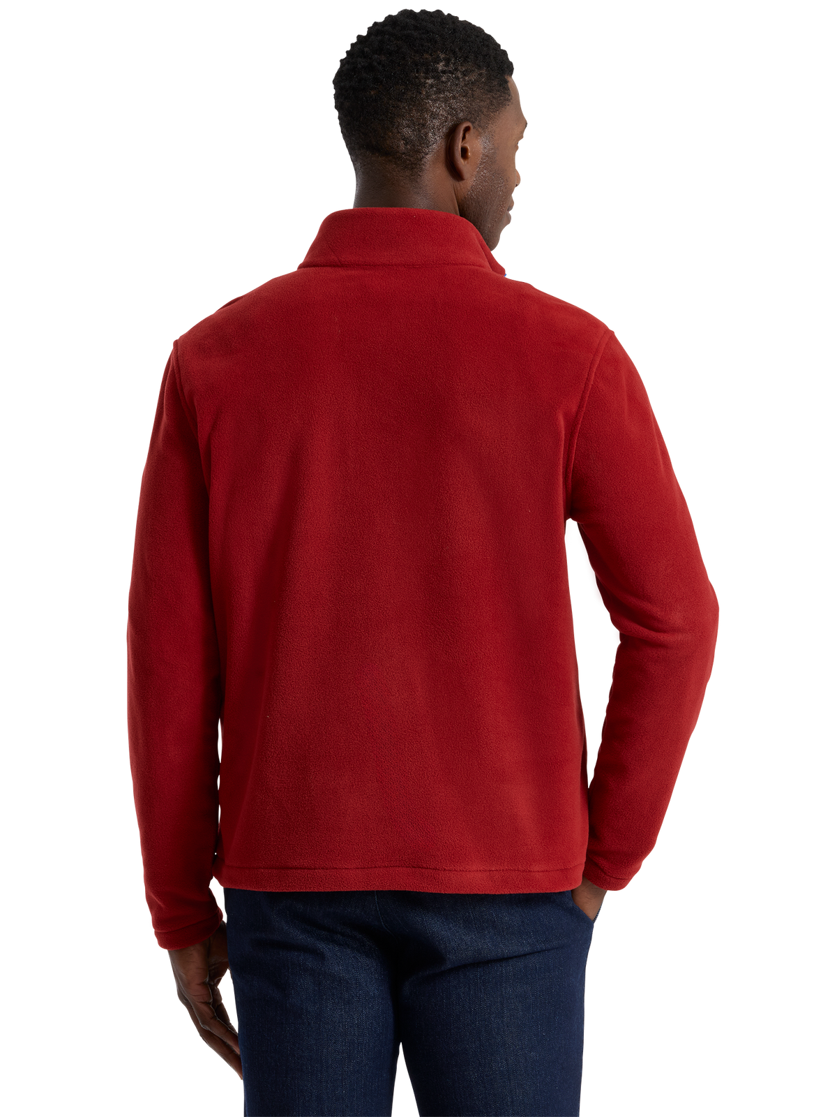 Alternate Shot of Men's burgundy/cobalt  Knitwear  - 3