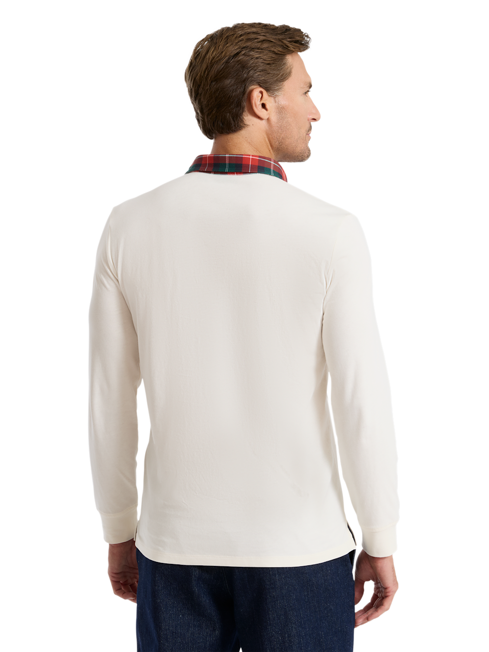 Alternate Shot of Men's white multi  Knitwear  - 4