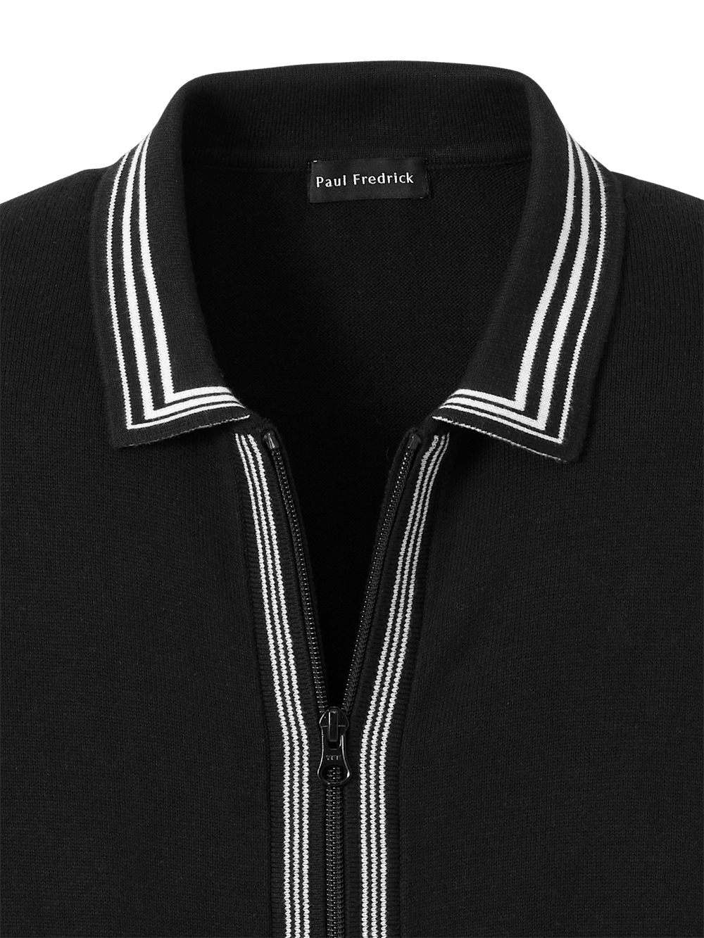Alternate Image of Cotton Full Zip Polo-5