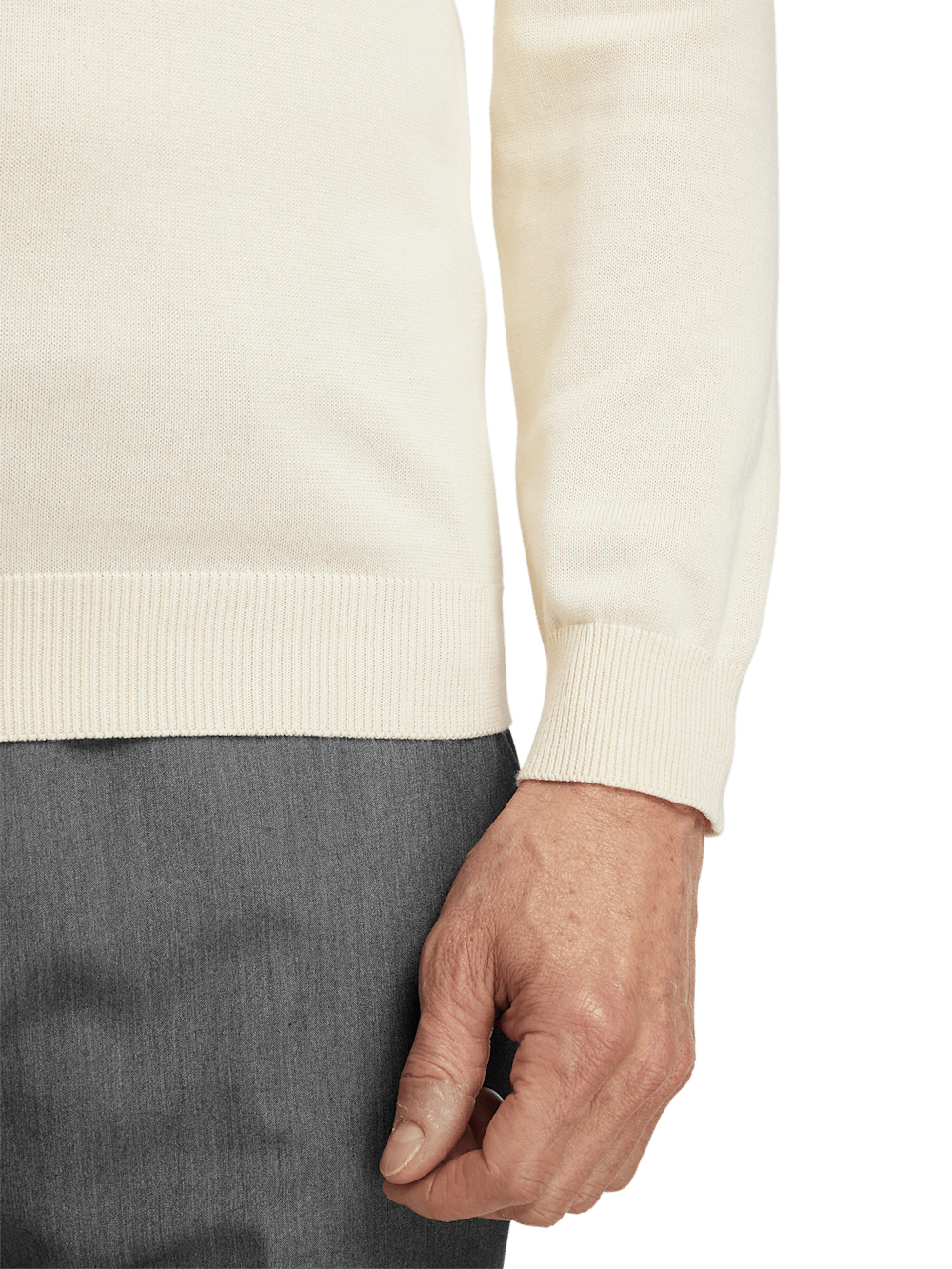 Alternate Image of Supima Cotton Mock Neck Sweater-3