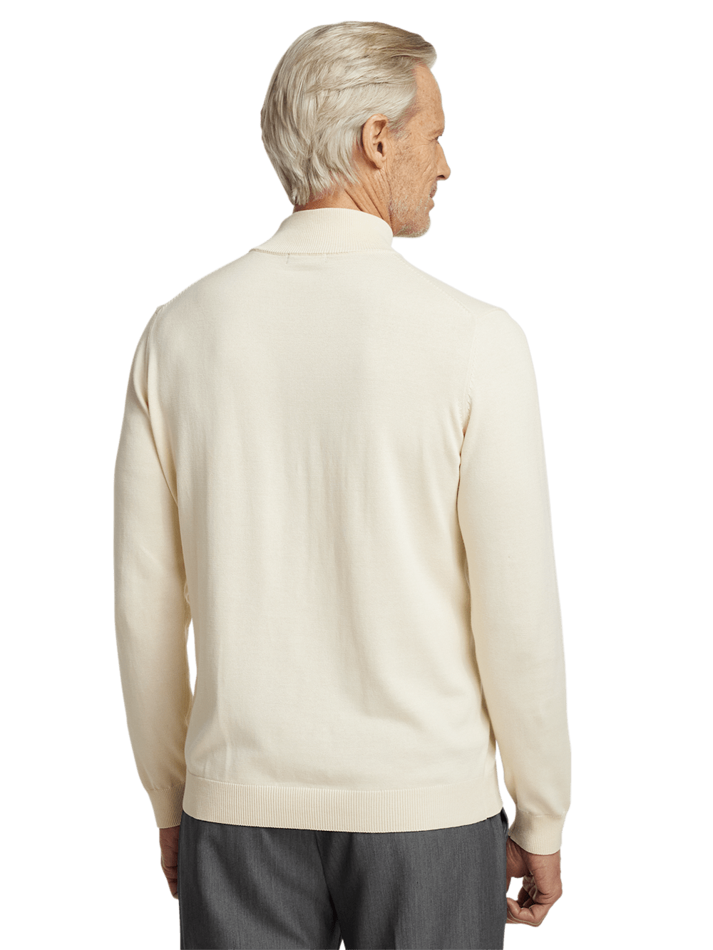 Alternate Image of Supima Cotton Mock Neck Sweater-4