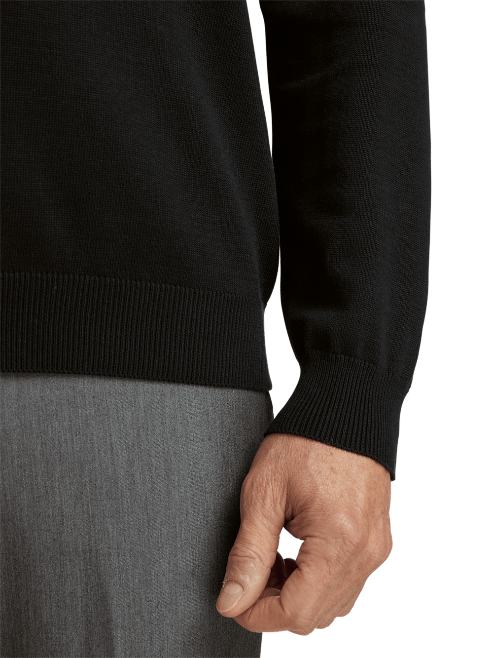 Alternate Image of Supima Cotton Mock Neck Sweater-3