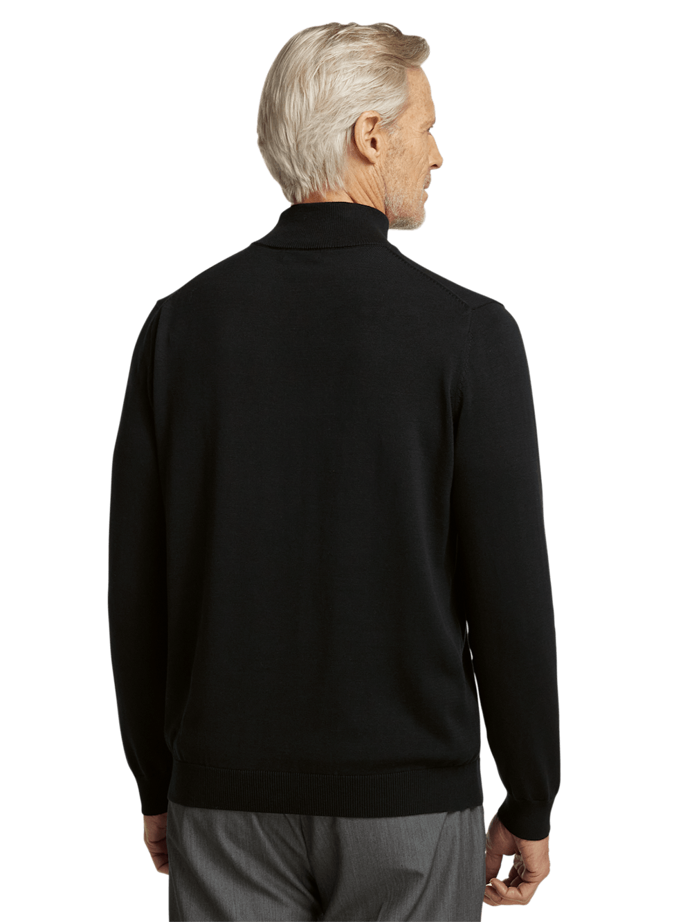 Alternate Image of Supima Cotton Mock Neck Sweater-4