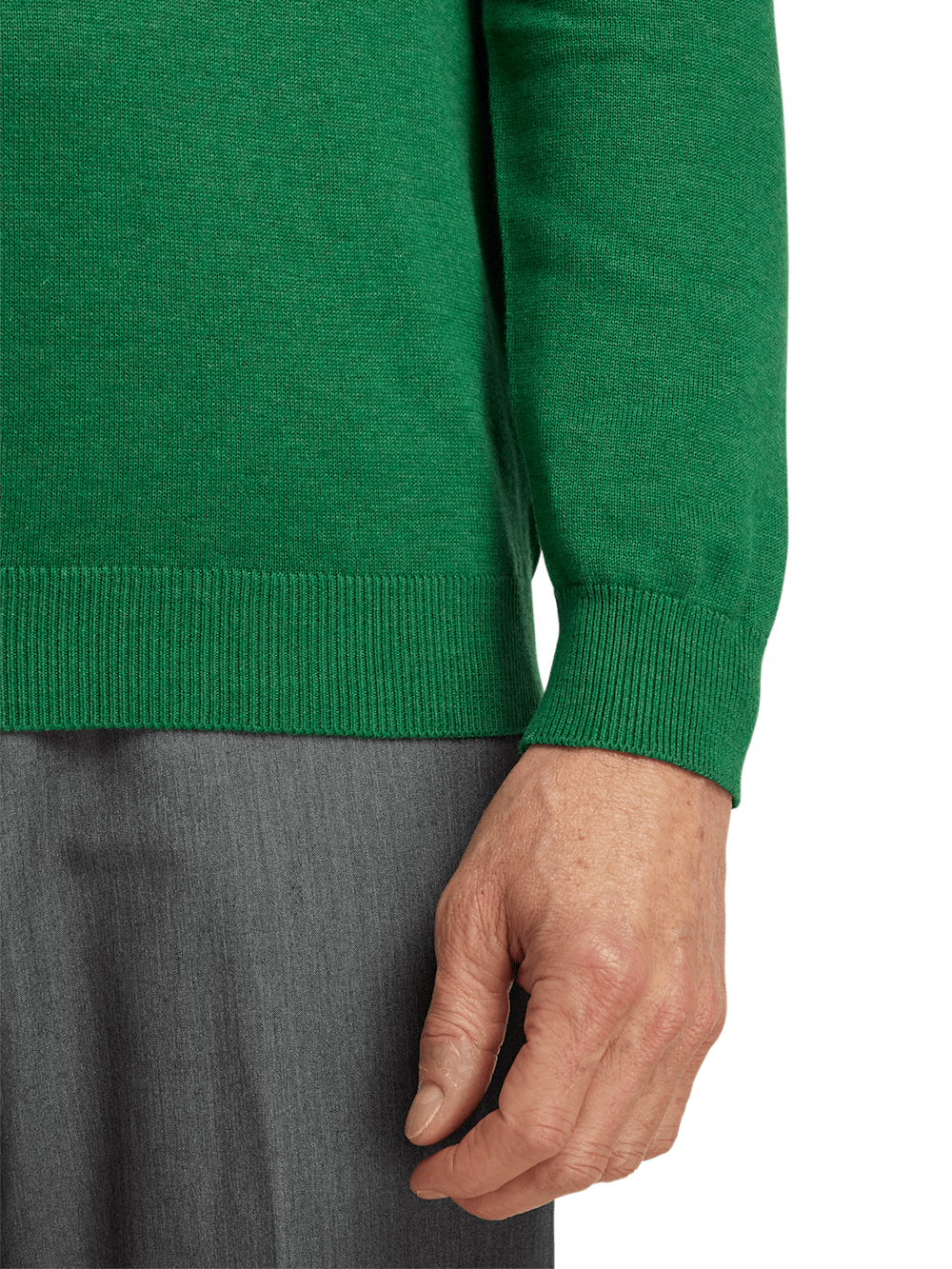 Alternate Image of Supima Cotton Mock Neck Sweater-3