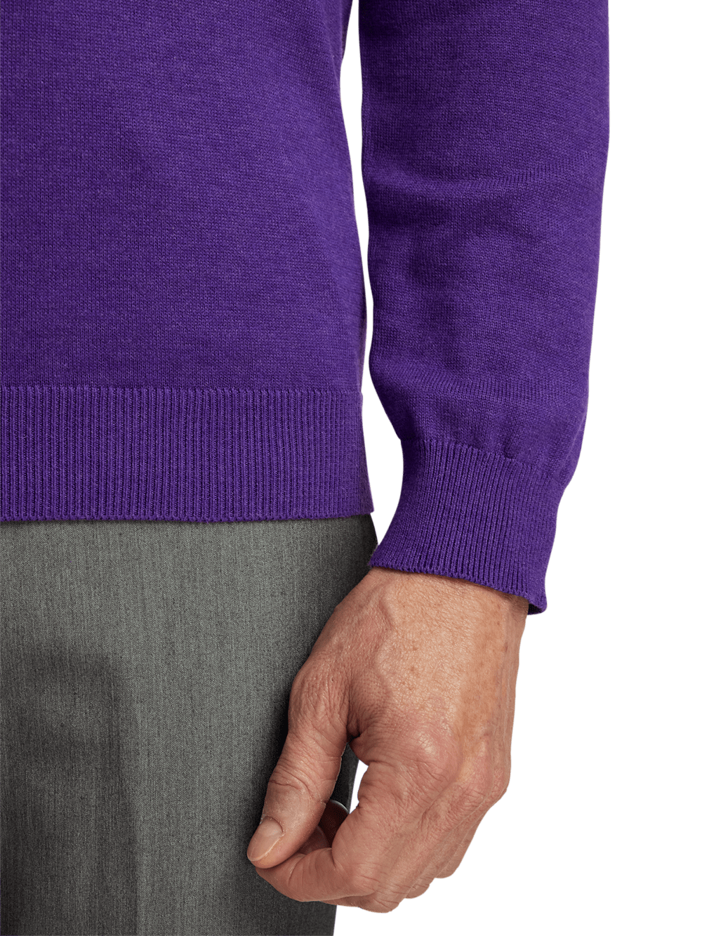 Alternate Image of Supima Cotton Mock Neck Sweater-3