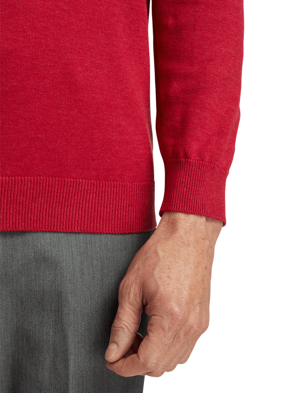 Alternate Image of Supima Cotton Mock Neck Sweater-3