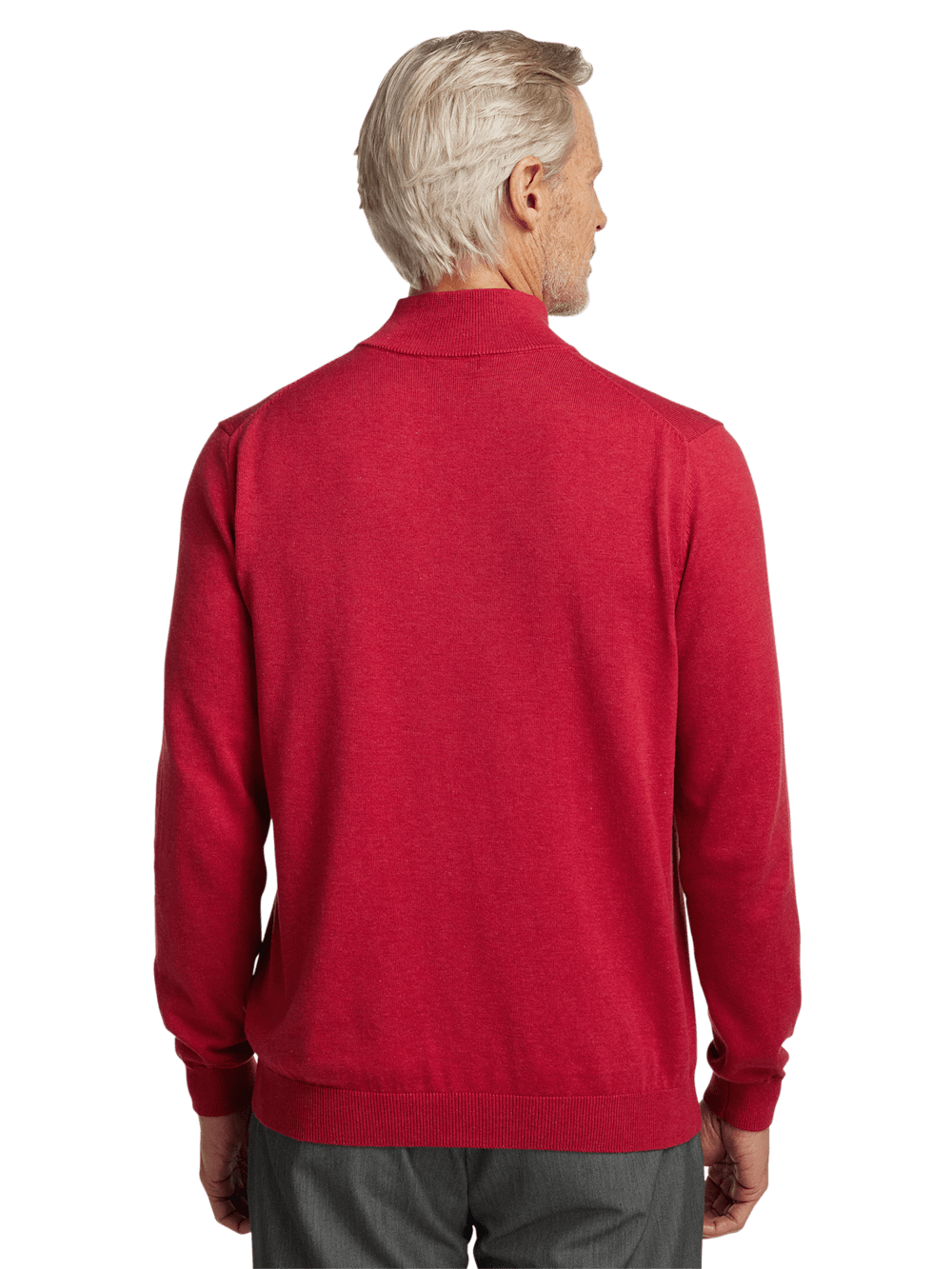 Alternate Image of Supima Cotton Mock Neck Sweater-4