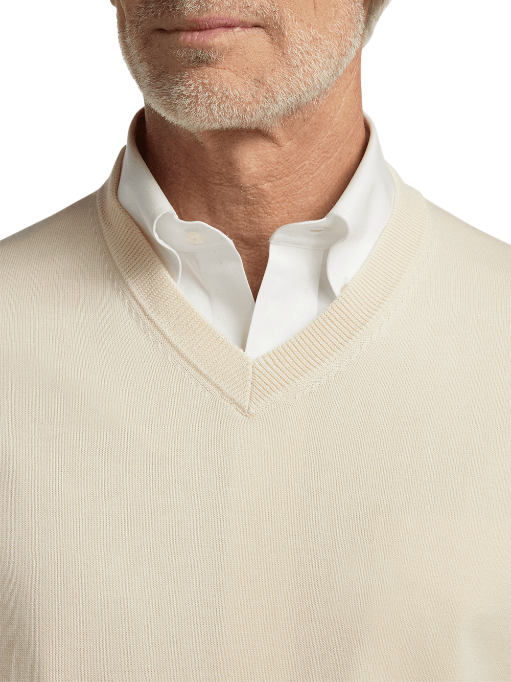 Alternate Image of Supima Cotton V-neck Sweater-2