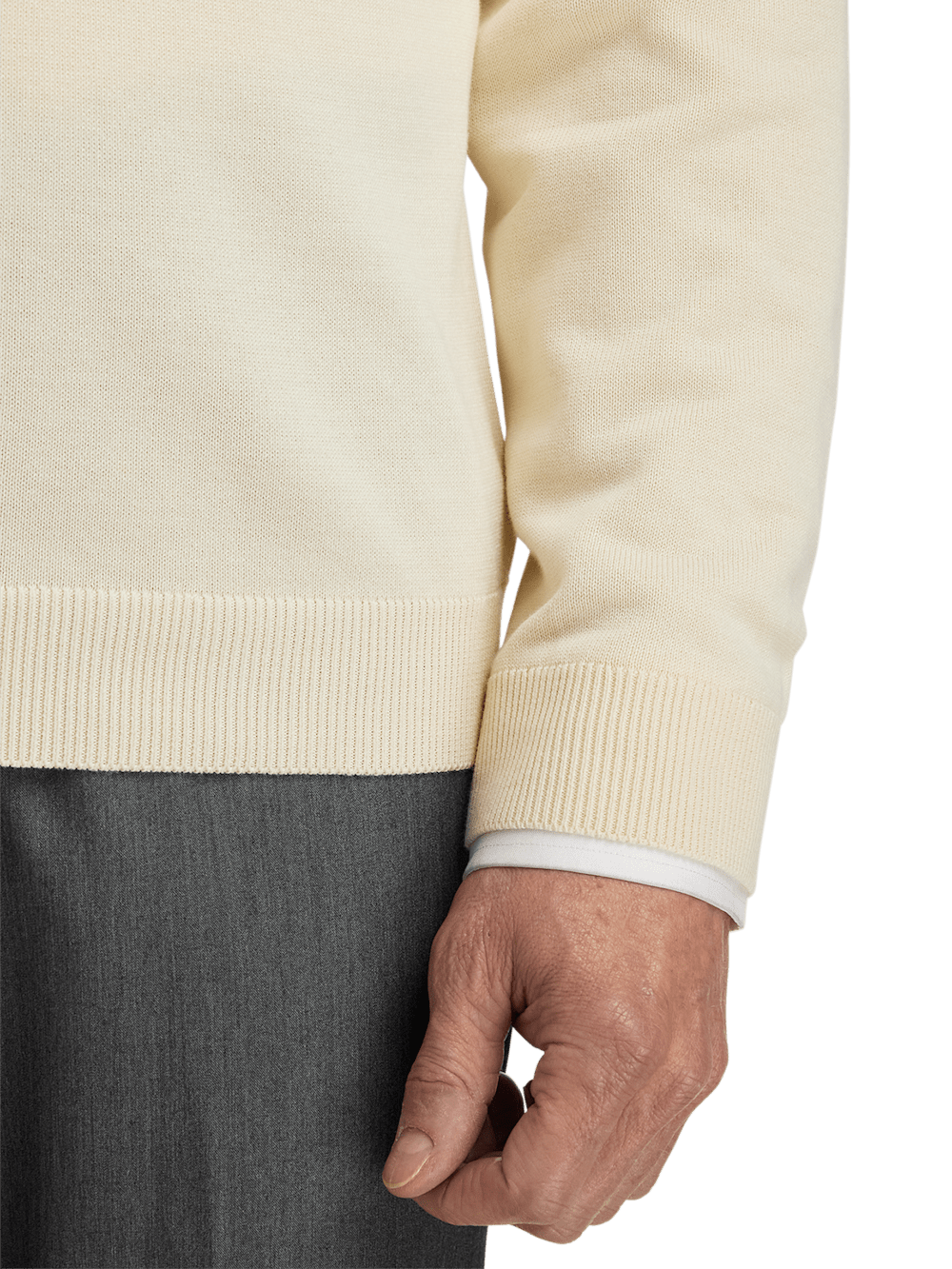 Alternate Image of Supima Cotton V-neck Sweater-3