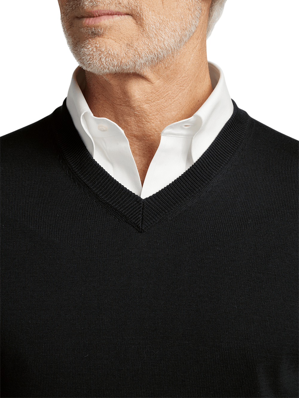 Alternate Image of Supima Cotton V-neck Sweater-2