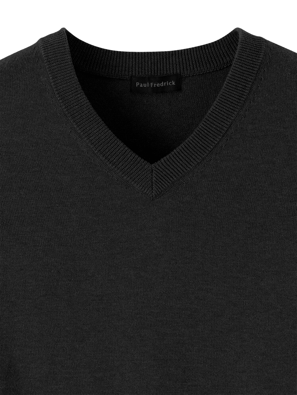 Alternate Image of Supima Cotton V-neck Sweater-5