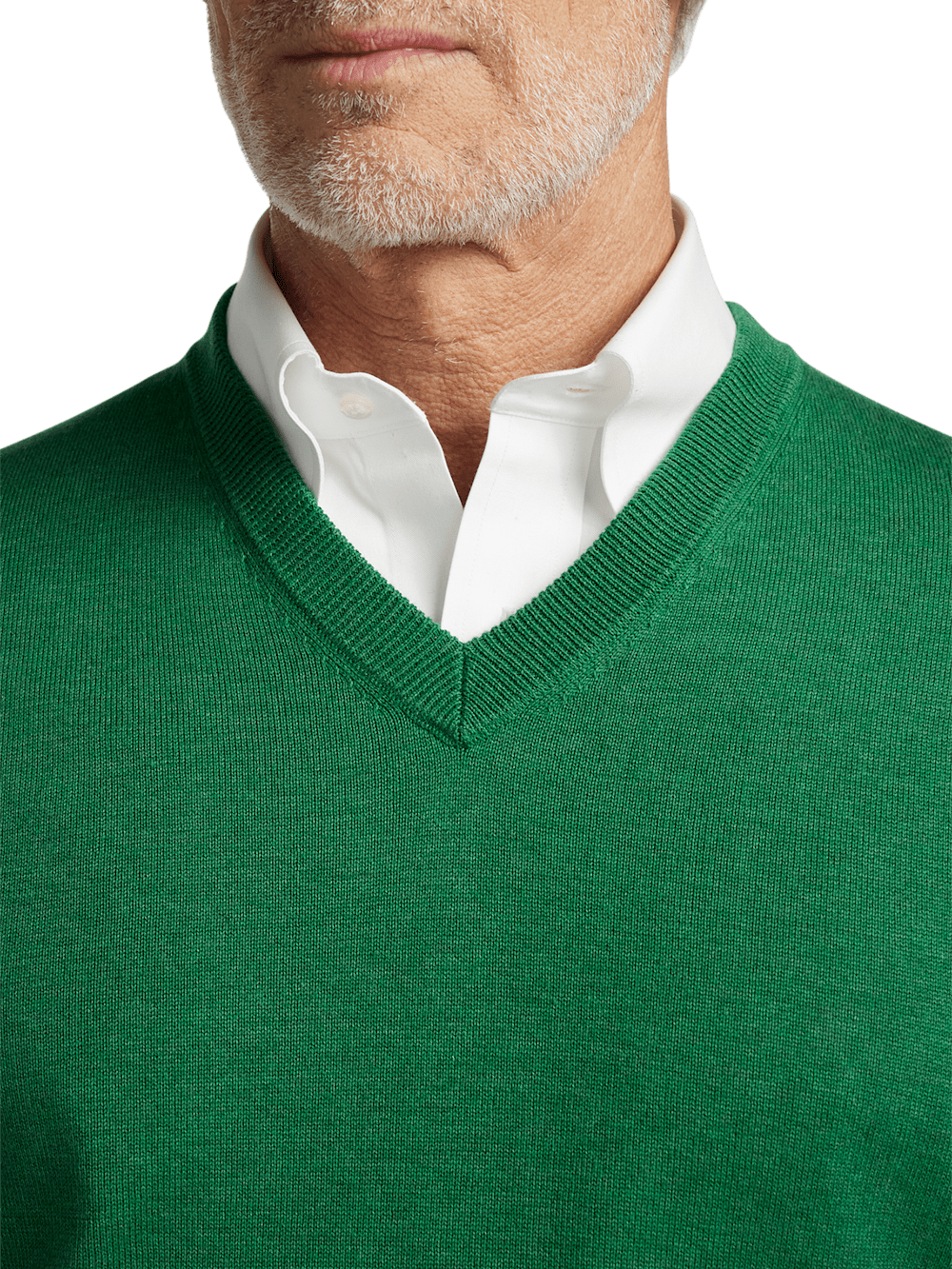 Alternate Image of Supima Cotton V-neck Sweater-2