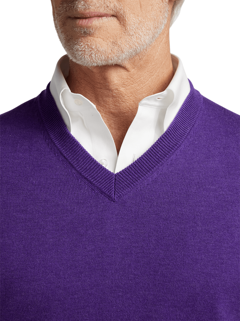 Alternate Image of Supima Cotton V-neck Sweater-2