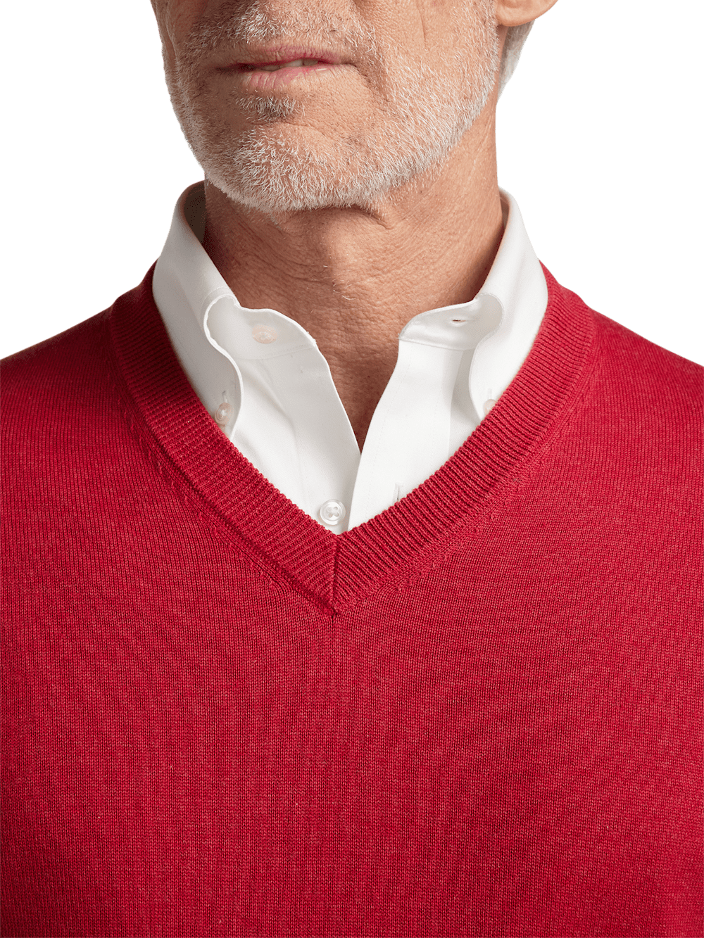 Alternate Image of Supima Cotton V-neck Sweater-2