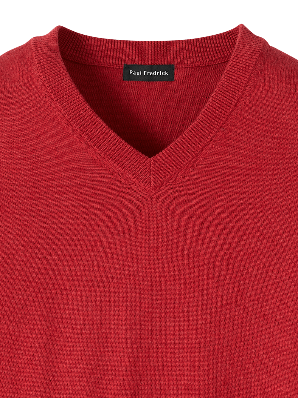 Alternate Image of Supima Cotton V-neck Sweater-5