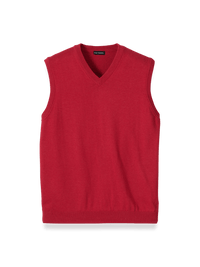 Supima Cotton Vest - Red