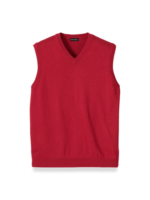 Supima Cotton Vest - Mustard – Paul Fredrick