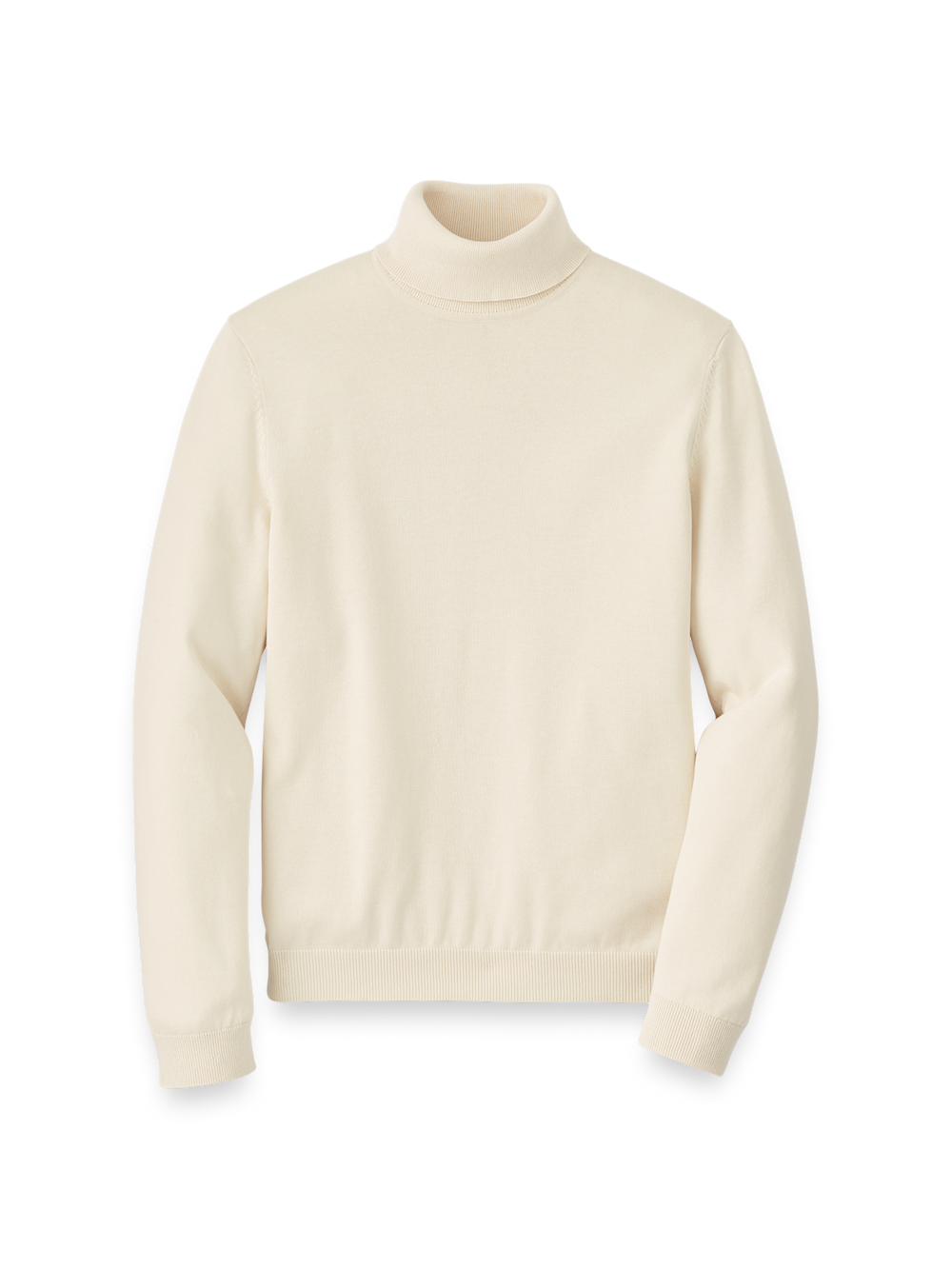 Product Image of Supima Cotton Turtleneck-Ivory