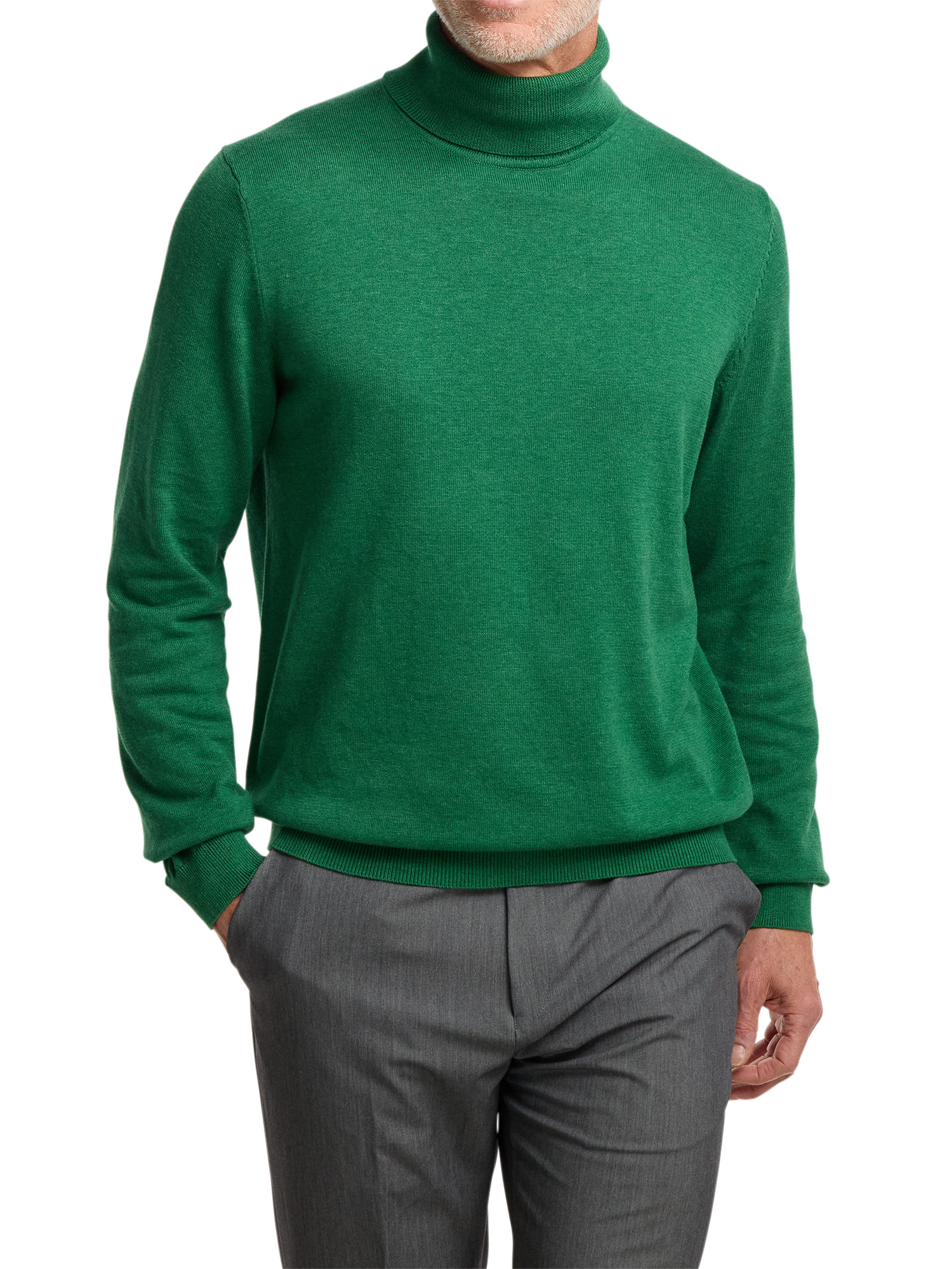 Supima Cotton Turtleneck - Green