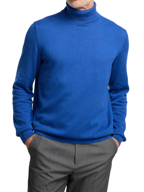 Supima Cotton Turtleneck - Mustard – Paul Fredrick