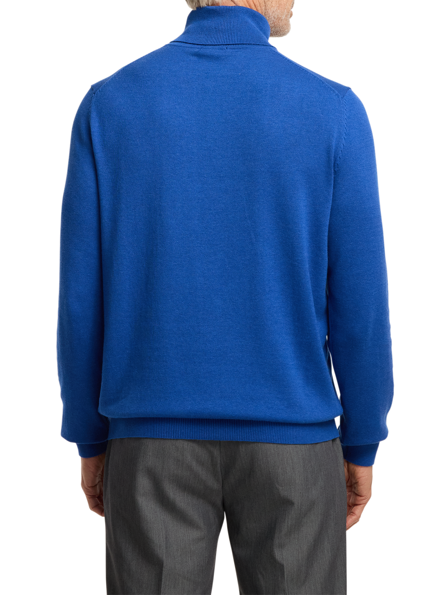 Supima Cotton Turtleneck - Blue