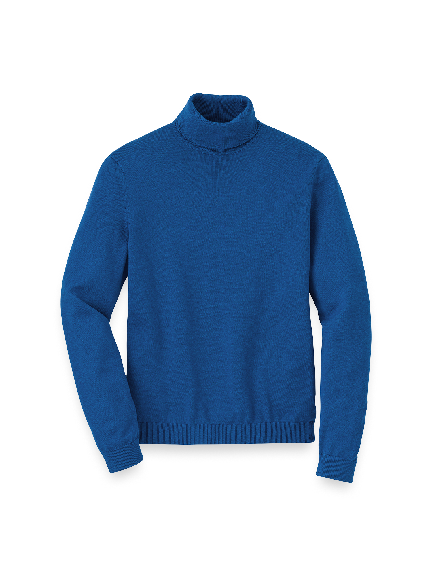 Supima Cotton Turtleneck - Blue