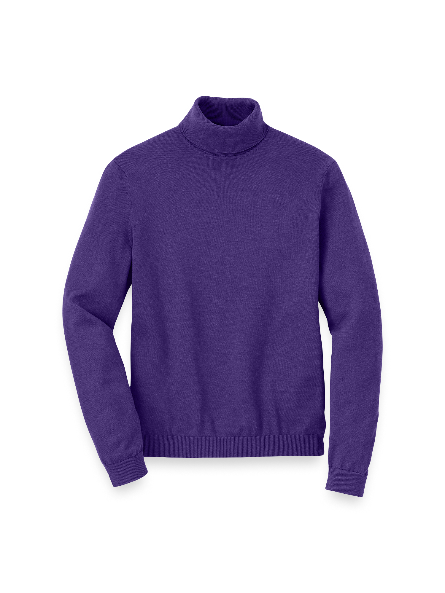 Supima Cotton Turtleneck - Purple