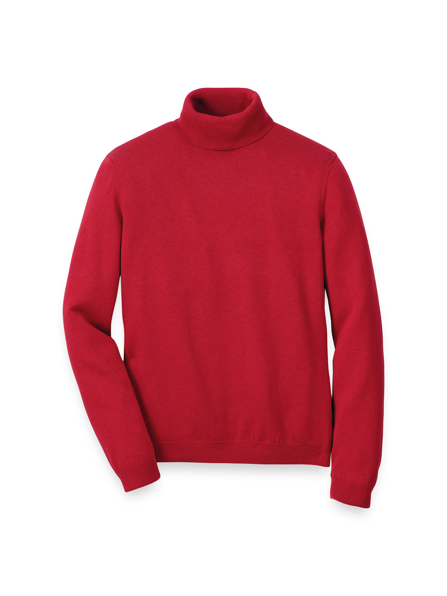 Supima Cotton Turtleneck - Red