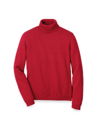 Supima Cotton Turtleneck - Red