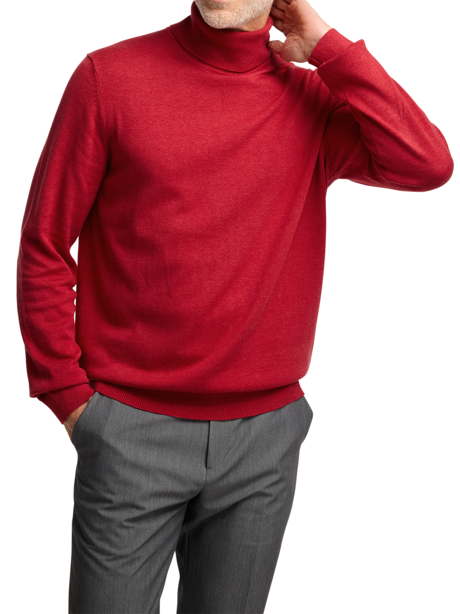 Supima Cotton Turtleneck - Red