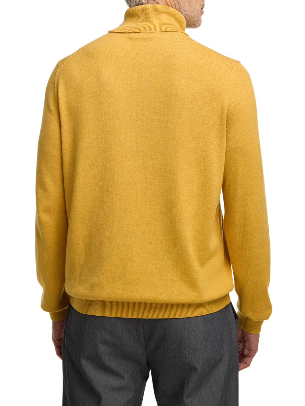 Supima Cotton Turtleneck - Mustard – Paul Fredrick Supima Cotton Turtleneck - Mustard – Paul Fredrick