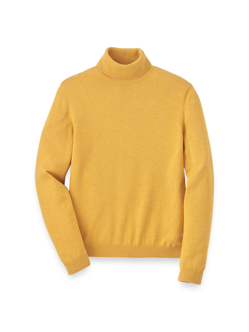 Product Image of Supima Cotton Turtleneck-Mustard