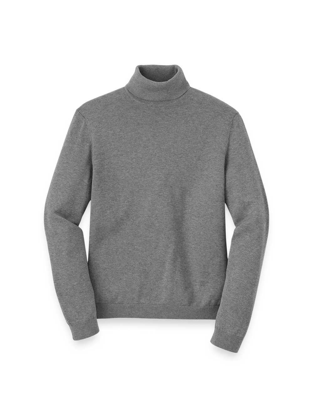 Product Image of Supima Cotton Turtleneck-Medium Grey