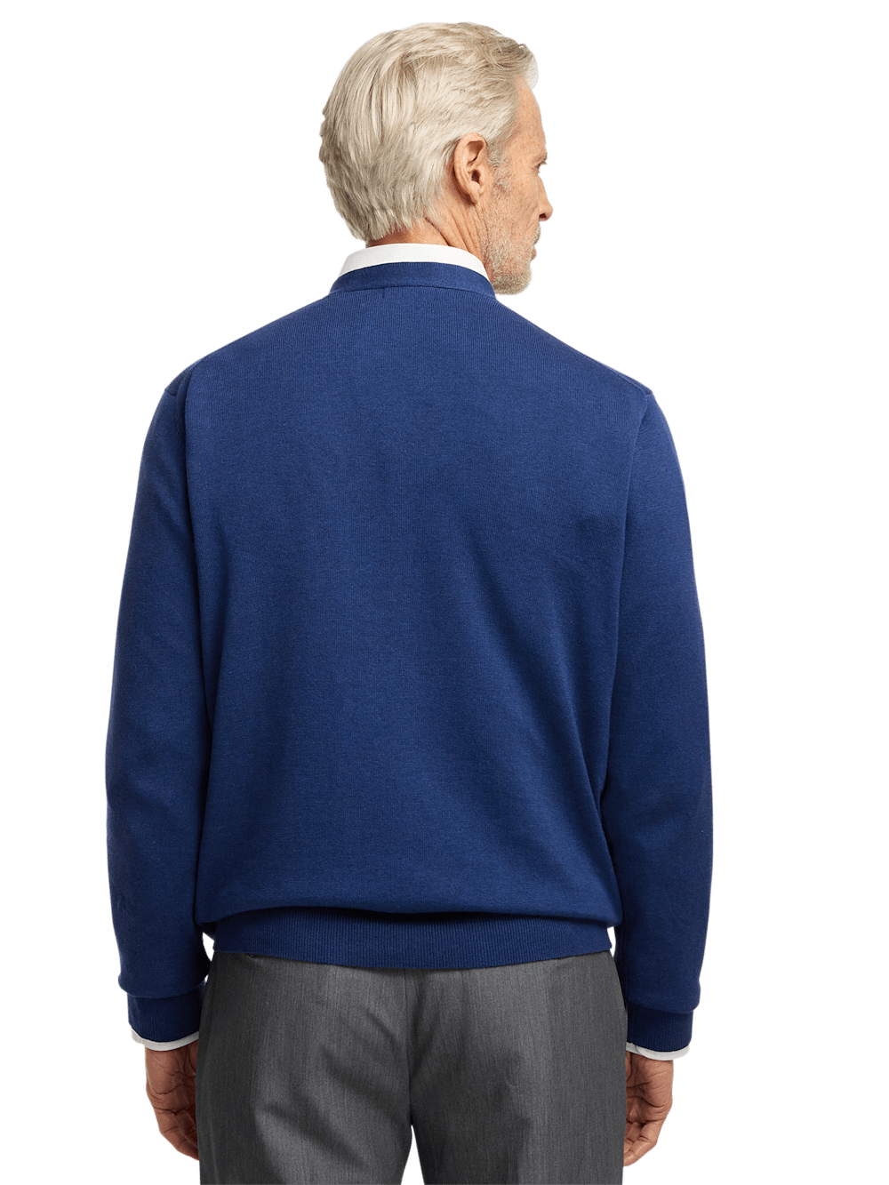 Alternate Image of Supima Cotton Button Front Cardigan-4