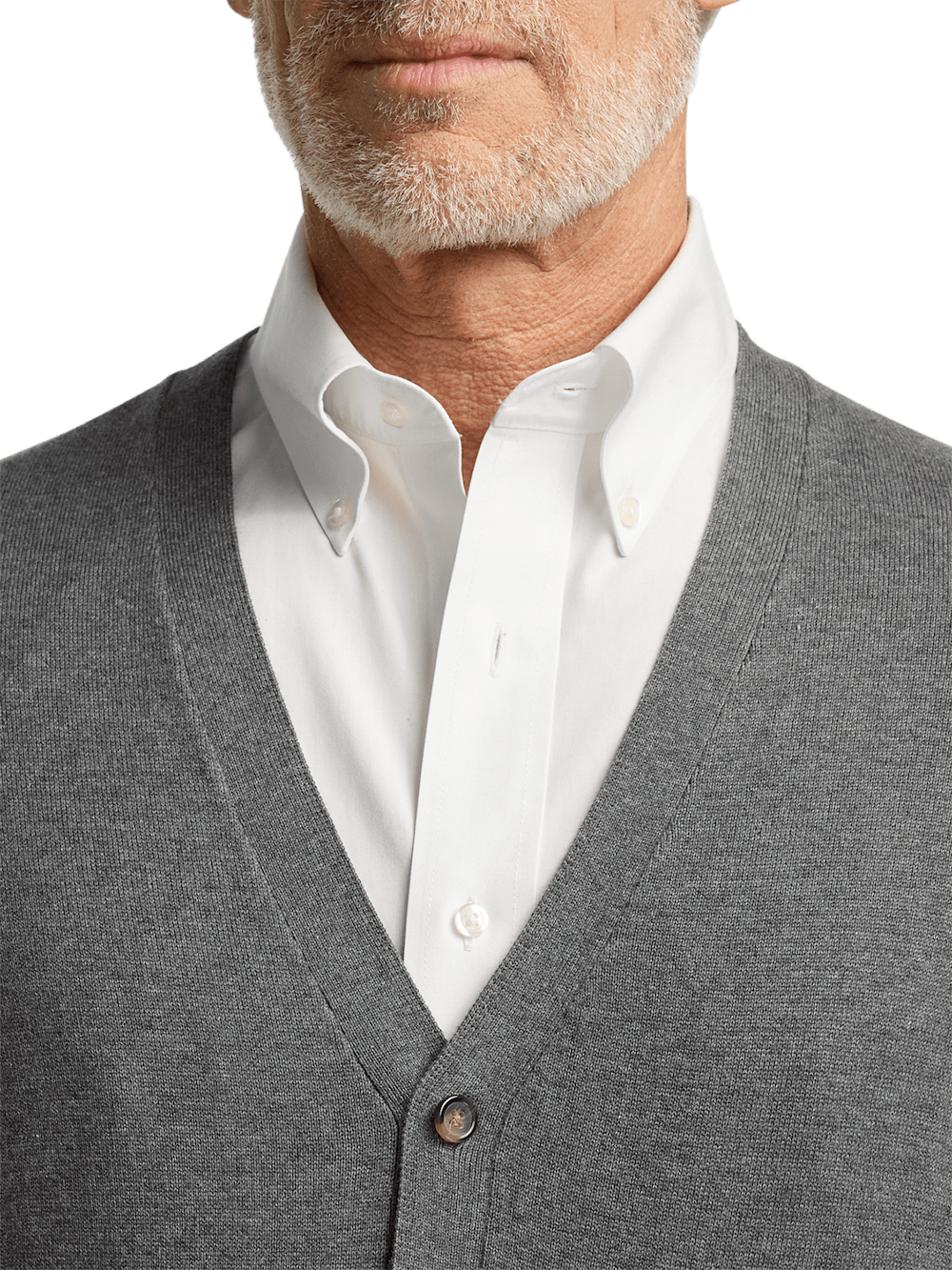 Alternate Image of Supima Cotton Button Front Cardigan-2
