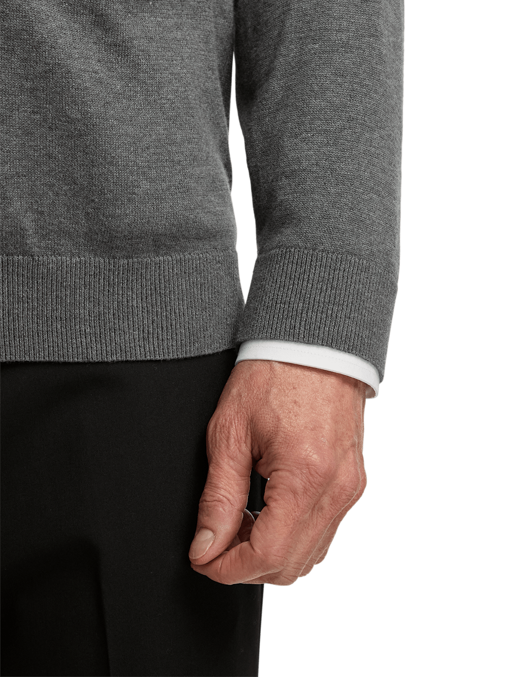 Alternate Image of Supima Cotton Button Front Cardigan-3