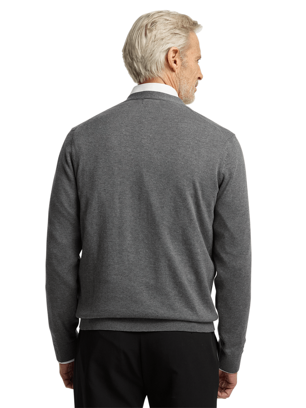 Alternate Image of Supima Cotton Button Front Cardigan-4