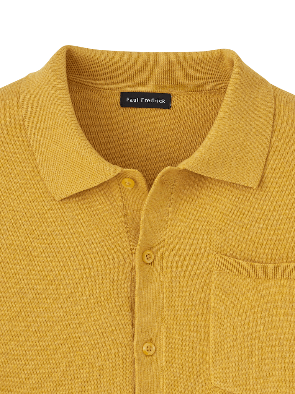 Mustard polo shirt online